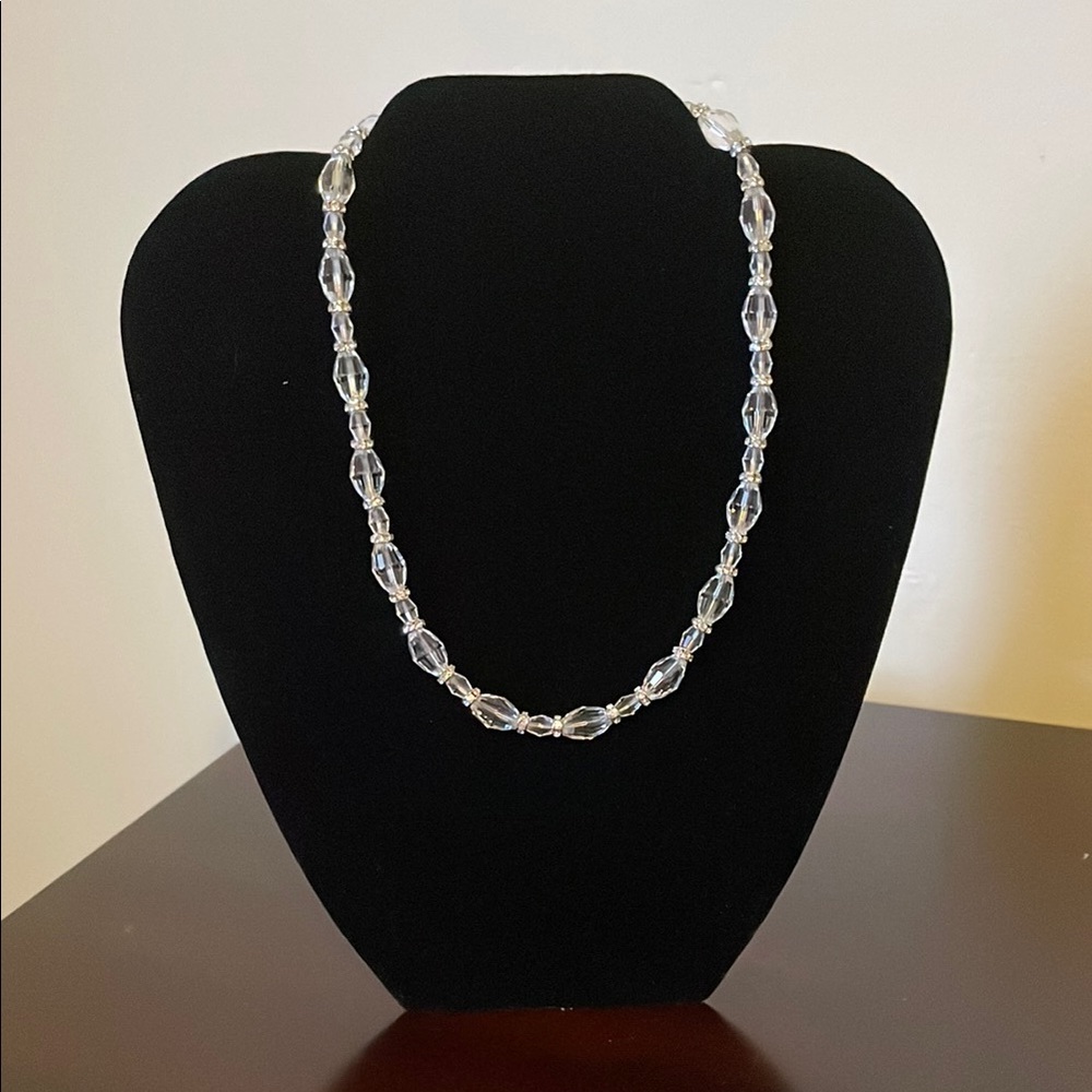 Vintage Swarovski Clear Crystal Necklace